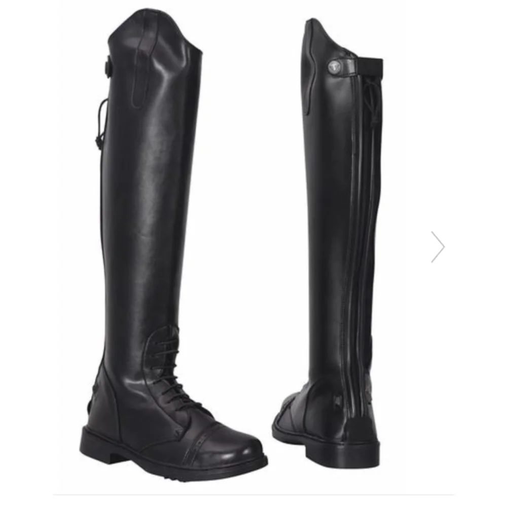 TuffRider 3052 Starter Back Zip Field Boots Size 9 Slim